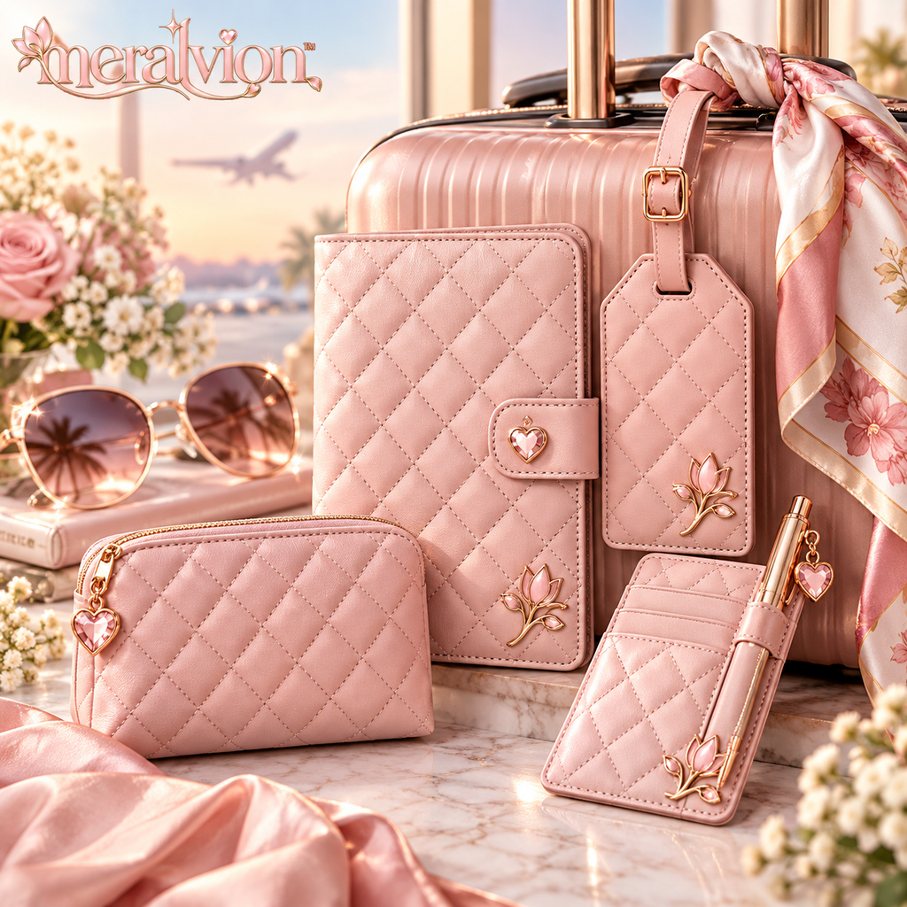 Meralvion™ Quilted Travel Accessory Set