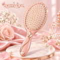 Meralvion™ Pearl-Detail Blush Hair Brush