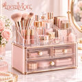 Meralvion™ Luxe Blush Makeup Organizer with Drawers